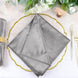 5 Pack | Silver Premium Sheen Finish Velvet Cloth Dinner Napkins