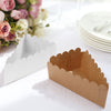 10 Pack | 5x3inch Natural / White Single Slice Paper Cake Boxes, Triangular Pie Slice Dessert Box
