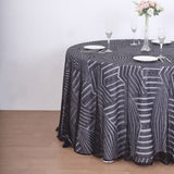 Elegant Black Sequin Tablecloth for a Dazzling Event