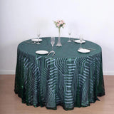 Elegant Hunter Emerald Green Sequin Tablecloth for Stunning Event Decor
