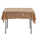 54 inch x 54 inch Gold Premium Sequin Square Tablecloth