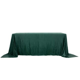 90x132 inches Hunter Emerald Green Premium Sequin Rectangle Tablecloth