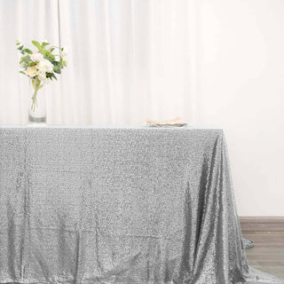 Create an Unforgettable Ambiance with the Premium Sequin Tablecloth