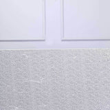 90x156" White Premium Sequin Rectangle Tablecloth