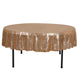 90inch Gold Premium Sequin Round Tablecloth#whtbkgd