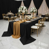 Elegant banquet setup with floral centerpieces and gold accents.