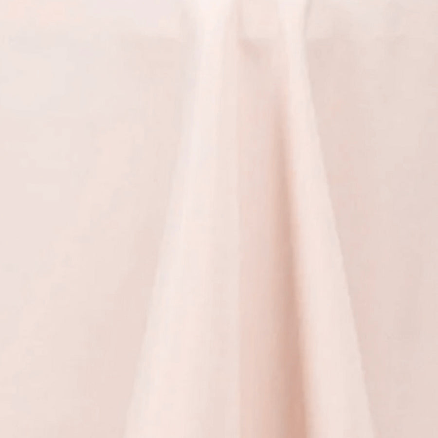 108inches Blush Rose Gold 200 GSM Seamless Premium Polyester Round Tablecloth#whtbkgd