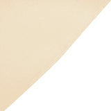 108inch Beige Polyester Round Tablecloth