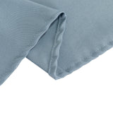 Dusty Blue Seamless Premium Polyester Round Tablecloth - 220GSM