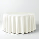 108" Ivory Polyester Round Tablecloth