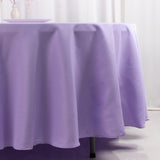 Lavender Lilac Seamless Premium Polyester Round Tablecloth - 220GSM