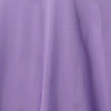 Lavender Lilac Seamless Premium Polyester Round Tablecloth - 220GSM#whtbkgd