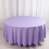 Lavender Lilac Seamless Premium Polyester Round Tablecloth - 220GSM