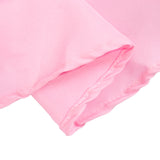  Pink Seamless Premium Polyester Round Tablecloth - 220GSM