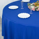 108inch Royal Blue 200 GSM Seamless Premium Polyester Round Tablecloth