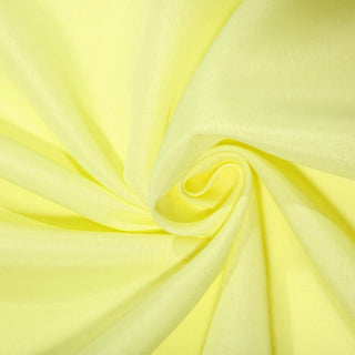 Create a Memorable Event with a Yellow Seamless Polyester Round Tablecloth