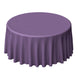 120 Violet Amethyst Polyester Round Tablecloth