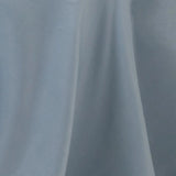 120inch Dusty Blue Seamless Premium Polyester Round Tablecloth - 220GSM for 5 Foot Table#whtbkgd