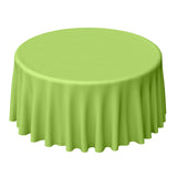 120 Inch | Apple Green Polyester Round Tablecloth