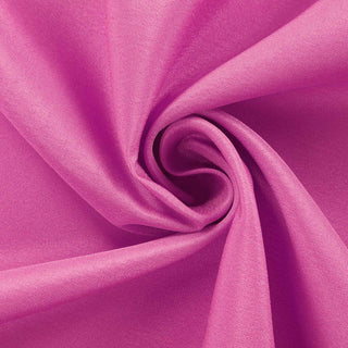 Elevate Your Event Decor with the Fuchsia Polyester Round Tablecloth