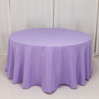 <h3 style="margin-left:0px;"><strong>Premium Lavender Lilac Round Tablecloth 120"</strong>