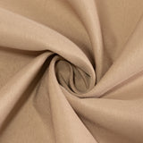 120 Nude Seamless Premium Polyester Round Tablecloth - 220GSM for 5 Foot Table