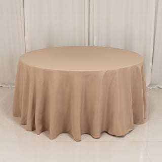 <h3 style="margin-left:0px;"><strong>Premium Seamless Nude Polyester Round Tablecloth</strong>