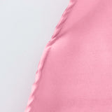 120 Pink Seamless Premium Polyester Round Tablecloth - 220GSM for 5 Foot Table With Floor-Length