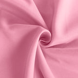 120 Pink Seamless Premium Polyester Round Tablecloth - 220GSM for 5 Foot Table With Floor-Length