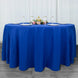120inch Royal Blue 200 GSM Seamless Premium Polyester Round Tablecloth