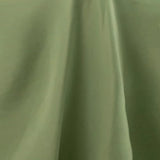 120" Sage Green Seamless Premium Polyester Round Tablecloth - 220GSM for 5 Foot Table#whtbkgd