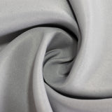 120inch Silver Seamless Premium Polyester Round Tablecloth - 220GSM for 5 Foot Table