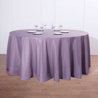 Durable and Long-lasting Violet Amethyst Tablecloth
