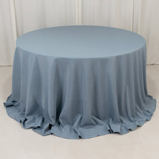 <h3 style="margin-left:0px;"><strong>Dusty Blue Seamless Premium Polyester Round Tablecloth</strong>