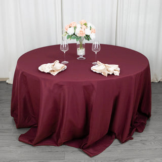 Add Luxury and Elegance with the Seamless Burgundy Tablecloth