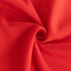 132inch Red 200 GSM Seamless Premium Polyester Round Tablecloth