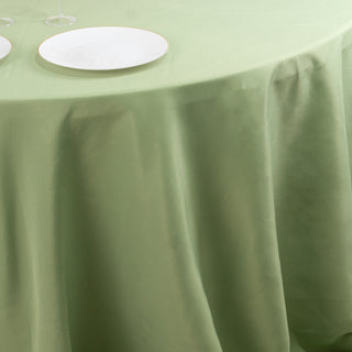 <h3 style="margin-left:0px;"><strong>Durable Sage Green Seamless Tablecloth</strong>