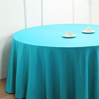 Transform Your Event with a Turquoise Polyester Tablecloth