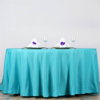 Elevate Your Event Decor with a Turquoise Tablecloth