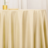 54\"x54\" Beige Premium Polyester Square Tablecloth - 220GSM
