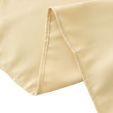 54\"x54\" Beige Premium Polyester Square Tablecloth - 220GSM