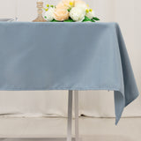 54x54inch Dusty Blue Seamless Premium Polyester Square Tablecloth - 220GSM