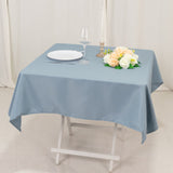 54x54inch Dusty Blue Seamless Premium Polyester Square Tablecloth - 220GSM