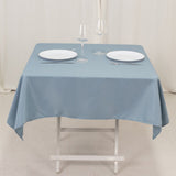 54x54inch Dusty Blue Seamless Premium Polyester Square Tablecloth - 220GSM