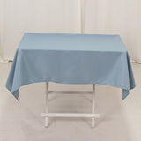 54x54inch Dusty Blue Seamless Premium Polyester Square Tablecloth - 220GSM