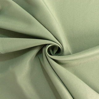 Transform Your Table with the Dusty Sage Green Polyester Overlay