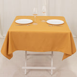 54x54inch Gold Seamless Premium Polyester Square Tablecloth - 220GSM