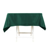 54inch Hunter Emerald Green 200 GSM Seamless Premium Polyester Square Tablecloth