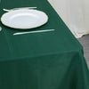 54inch Hunter Emerald Green 200 GSM Seamless Premium Polyester Square Table Overlay