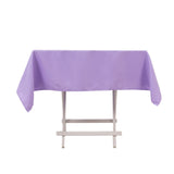 54x54inch Lavender Lilac Seamless Premium Polyester Square Tablecloth - 220GSM